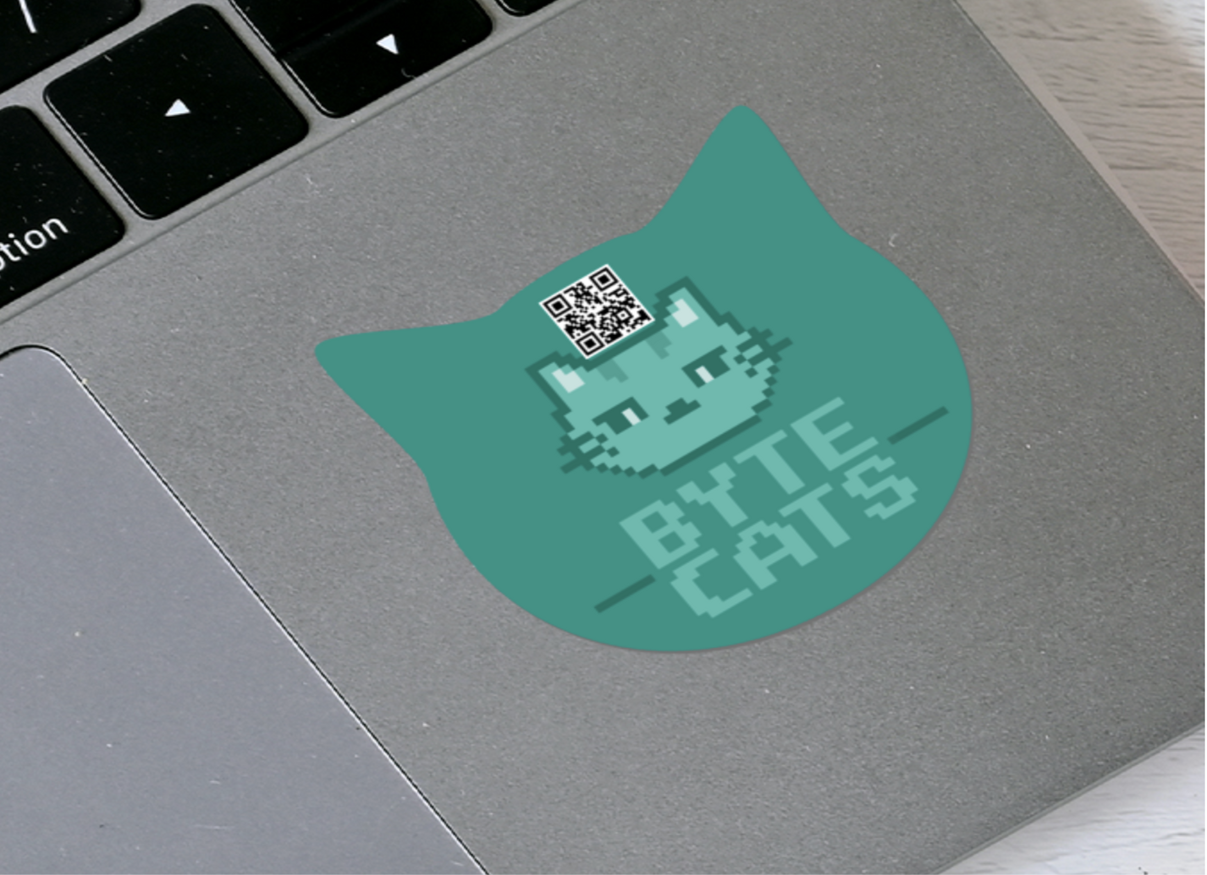 Byte Cats Laptop Sticker